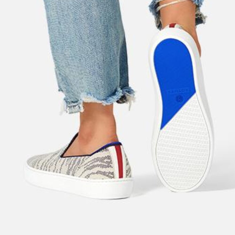 Rothy's Slip On Sneaker "Maritime Tiger" (Retired)